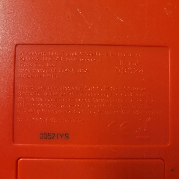 Speak & Spell Learning Electronic Talking Toy - Picture 4 of 6